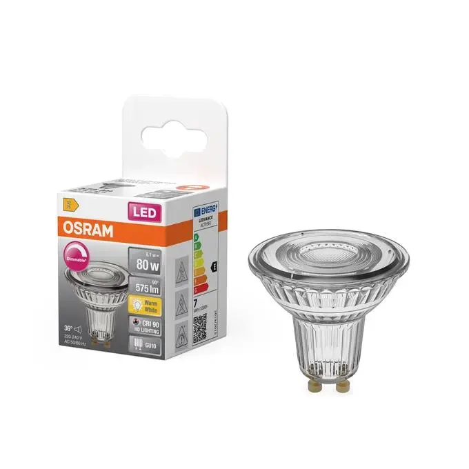 Osram PAR16 6.1W GU10 LED spuldze Photo 3