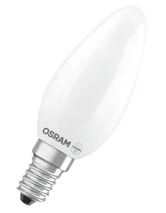 Osram LED spuldze E14 3.4W 470lm 2700K silti balta