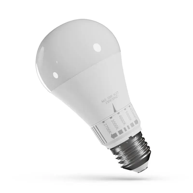 Spectrum A65 LED spuldze, E27, 10W, 5CCT Photo 2