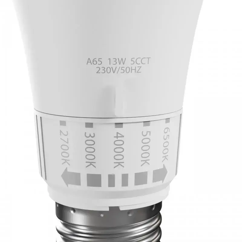 Spectrum A65 LED spuldze E27 13W 1500LM 5CCT Photo 3