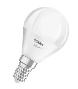 Osram SMART+ MATTER Classic P40 LED Bulb, E14, 4.9W, 470 lm, 2700K