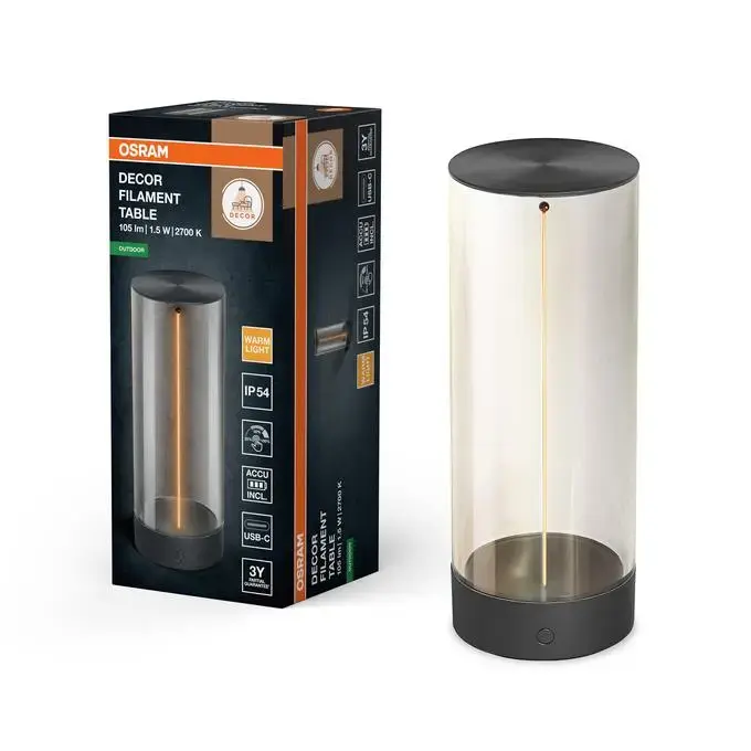OSRAM ENDURA STYLE DEC FIL TABLE USB 1.2W LED Lamp Photo 3