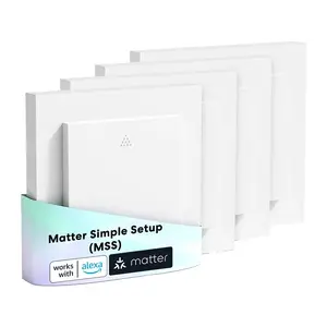 Meross MRS105MA-EU Smart Wi-Fi Roller Shade Switch with Matter Support (4-Pack)