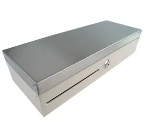 VIRTUOS FT-460C3 Flip-Top Cash Drawer with Cable, White