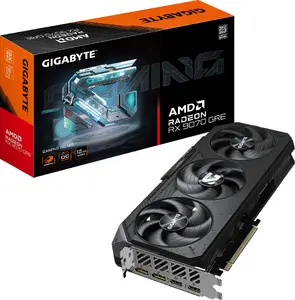 GIGABYTE Radeon RX 9070 GRE GAMING OC Graphics Card, 12GB GDDR6, 192-bit, PCI-E 5.0, 2920 MHz