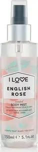 I LOVE English Rose Scented Body Mist 150ml
