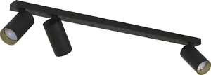 NOWODVORSKI Mono 7767 Surface Mounted Ceiling Light 3-Light Black