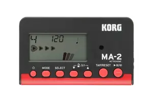 Цифровой метроном Korg MA-2 30-252 BPM, черный и красный