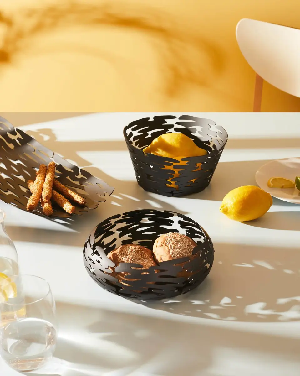 Alessi BM02 Barknest Basket Stainless Steel Photo 2