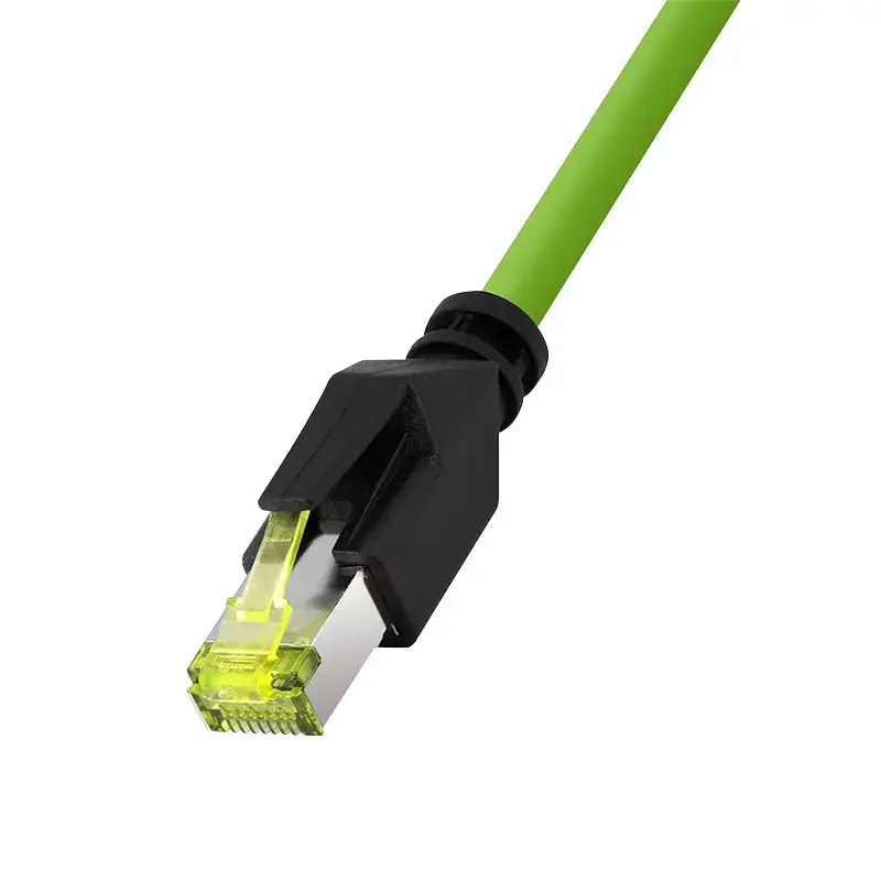 LogiLink CQM025S Industrial CAT6A Patch Cable M12 to RJ45 Photo 2