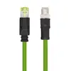LogiLink CQM025S Industrial CAT6A Patch Cable M12 to RJ45 Photo 5