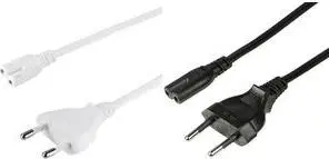 LogiLink CP194 Power Cable Europlug CEE 7/16 to IEC C7 7.5m Black