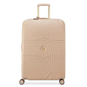 Чемодан Delsey Chatelet Air 2.0, жесткий корпус, 116 л, бежевый, поликарбонат