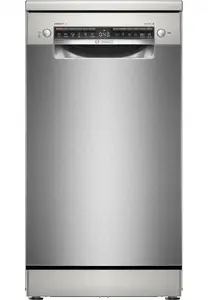 Bosch Serie 4 SPS4HMI13E Freestanding Dishwasher Slimline 45 cm 10 Place Settings 6 Programs AquaStop Home Connect Stainless Steel