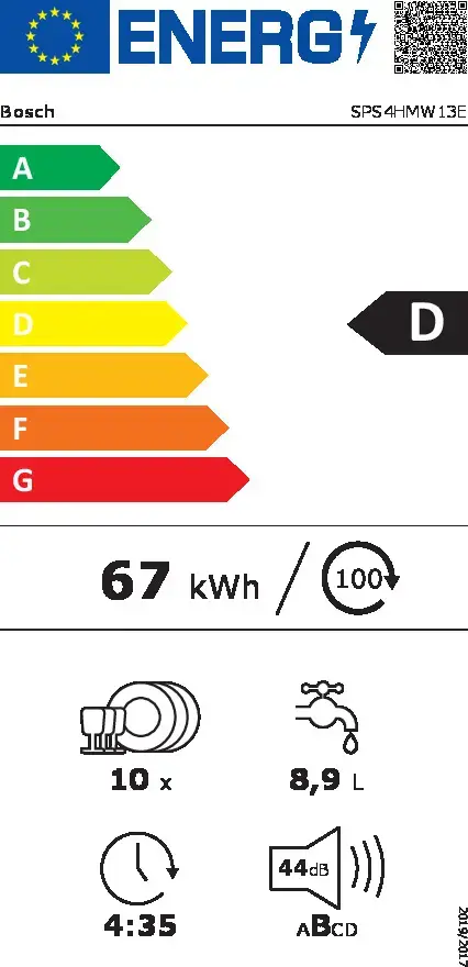 Посудомоечная машина Bosch Serie 4 SPS4HMW13E Photo 3