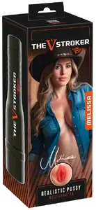 Rebel V-Stroker Melissa Masturbator with Textured Inner Sleeve