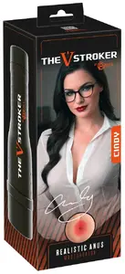 Rebel V-Stroker Cindys Butt Masturbator with Textured Internal Sleeve