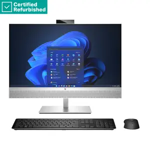 HP Elite 870 G9 All-in-One PC, 27-inch FHD Non-Touch, Intel Core i7-14700, 16GB RAM, 512GB SSD, Height Adjustable Stand, DOS
