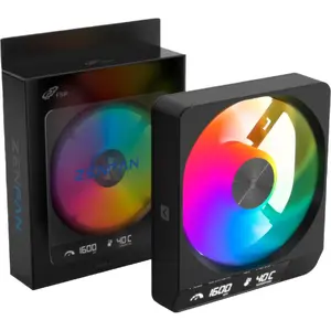 Fortron ZENFAN 120 Case Fan, 120 mm, Black