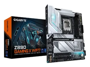 Материнская плата GIGABYTE Z890 GAMING X WIFI7, LGA 1851, ATX, чипсет Intel Z890, поддержка DDR5, Wi-Fi 7, PCIe 5.0