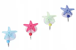 The "Starfish" bathroom towel rack with suction cup, 0133A, Besser