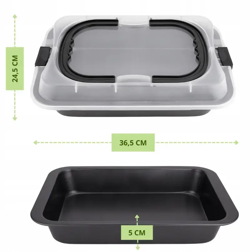 Kamille 6060 Cake Pan with Lid Photo 2