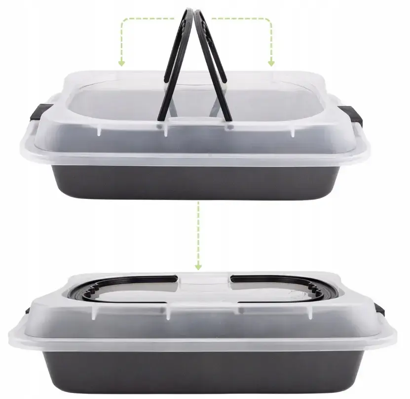 Kamille 6060 Cake Pan with Lid Photo 3
