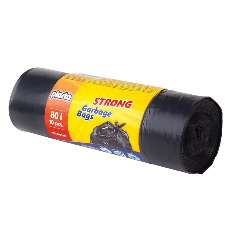 Plasta Strong 80L Garbage Bags, 10 pcs Photo 2