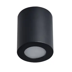 Потолочный светильник Kanlux SANI 29240, GU10, IP44, алюминий, черный