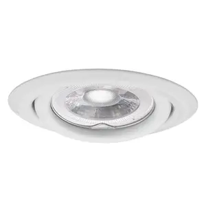 Kanlux Argus II Recessed Luminaire, 10W, GU10, White