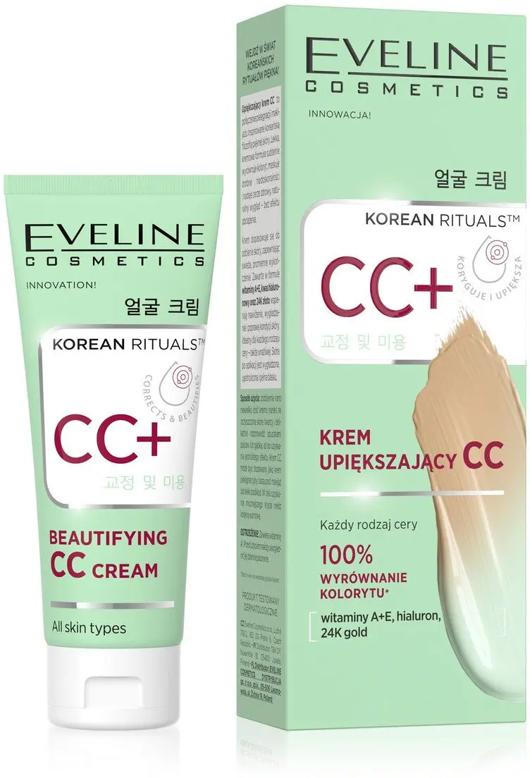 Eveline Korean Rituals CC+ sejas ādu