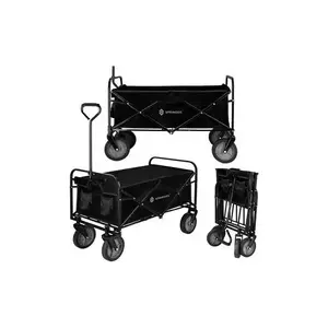 Springos GA0084 Folding Tourist Cart, 80 kg Load Capacity, 105 L Volume
