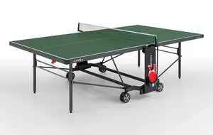 Sponeta S 4-72e Outdoor Table Tennis Table with Net, 5mm Melamine Resin Top, Green