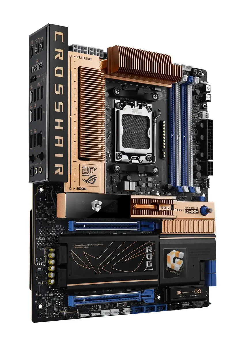 Asus ROG Crosshair 2006 Motherboard | AMD X870E AM5 ATX Photo 3