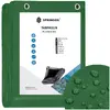 Springos GA2137 Tarpaulin 2 x 3 m Dark Green/Silver Photo 6
