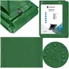 Springos GA2137 Tarpaulin 2 x 3 m Dark Green/Silver Photo 7