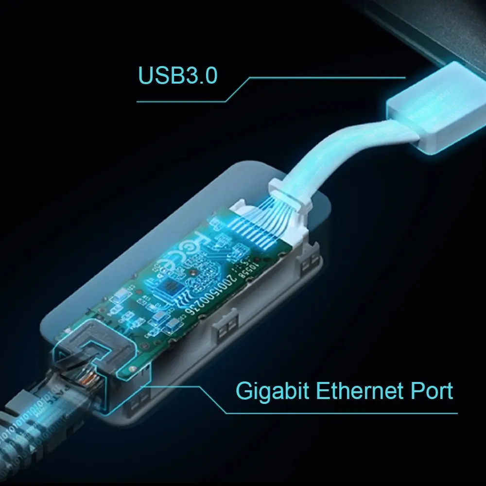 Сетевой адаптер TP-Link UE300 USB 3.0 — Gigabit Ethernet Photo 4