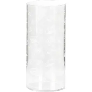 Room Copenhagen LEGO Cylinder Vase Brick Art Line vāze, caurspīdīga