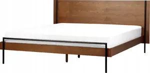Кровать Beliani LIBERMONT 180 x 200 см темное дерево