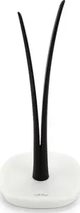 Vialli Design Livio Paper Towel Holder Black and White
