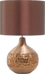 Shumee YAKIMA Table Lamp, Porcelain, Brown