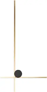 Beliani NUEVO LED Wall Lamp, Metal, Gold