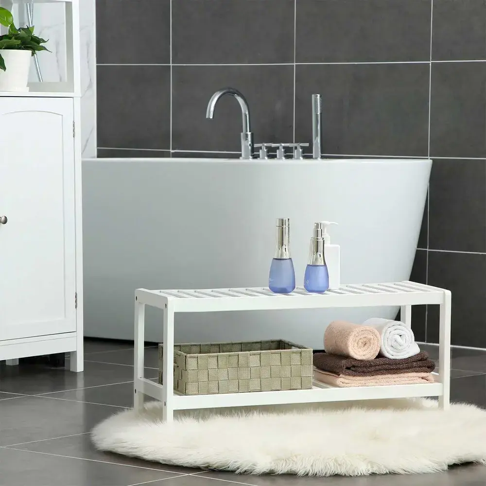 Двухъярусная полка для обуви Songmics LBS02WT Photo 4