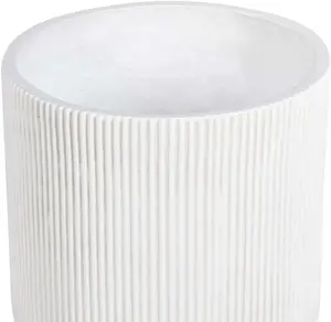 Beliani MACLURA Flower Pot on Legs 35 cm Light Beige