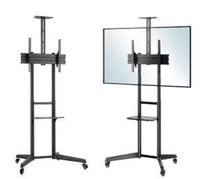 Fiber Mounts Lutar-2 TV Floor Stand with Shelves