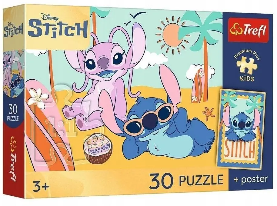 Trefl Premium Stitch Smile puzle 30