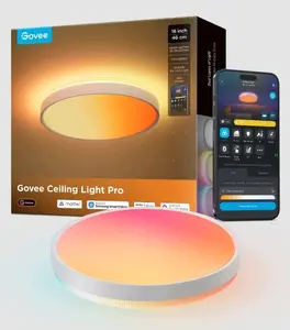 Govee RGBICWW Smart Dual Round Ceiling Light, 4800lm, 46cm, Matter Support
