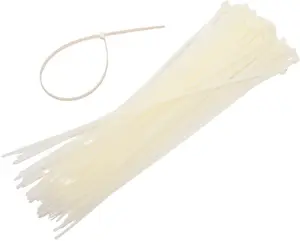 AWTools Cable Ties 2.5x120 mm White, 100 pieces