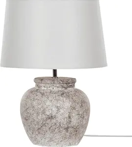 Beliani MAREB Table Lamp, Ceramic, Beige