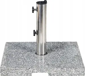 Beliani CEGGIA Square Parasol Base, Grey